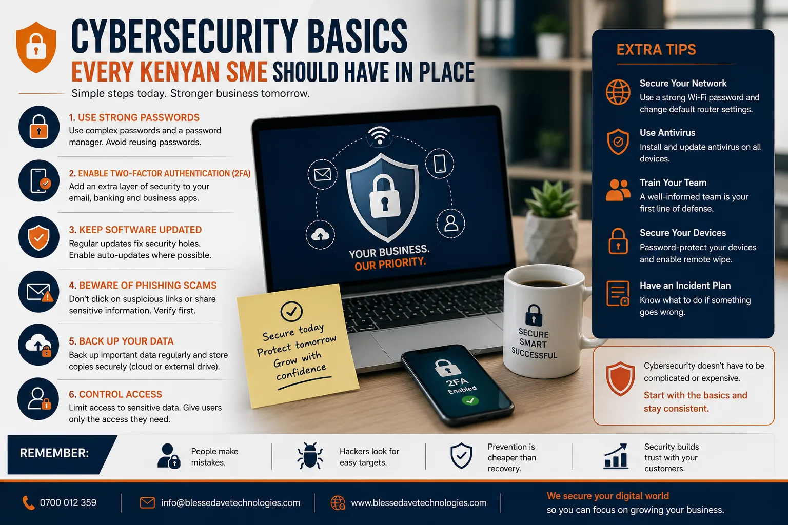 Cybersecurity Basics Every Kenyan SME Should Have in Place article image