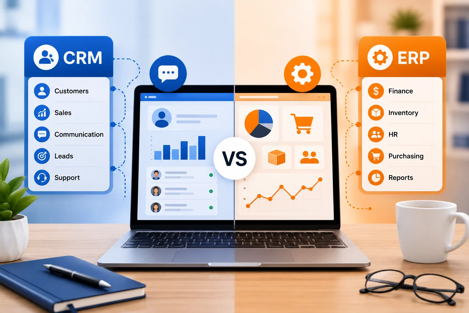 CRM vs ERP: Which Custom System Does Your Business Actually Need? article image