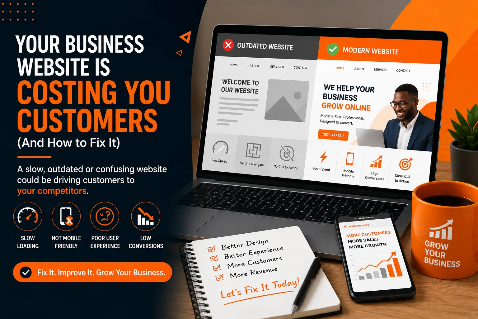 Why Your Business Website Is Costing You Customers (And How to Fix It) article image