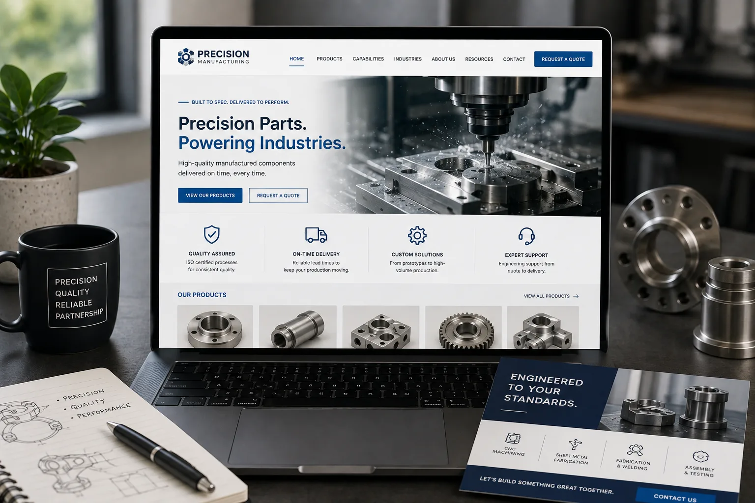 Websites for Manufacturers: Turning a Catalog Into a Lead Generator article image