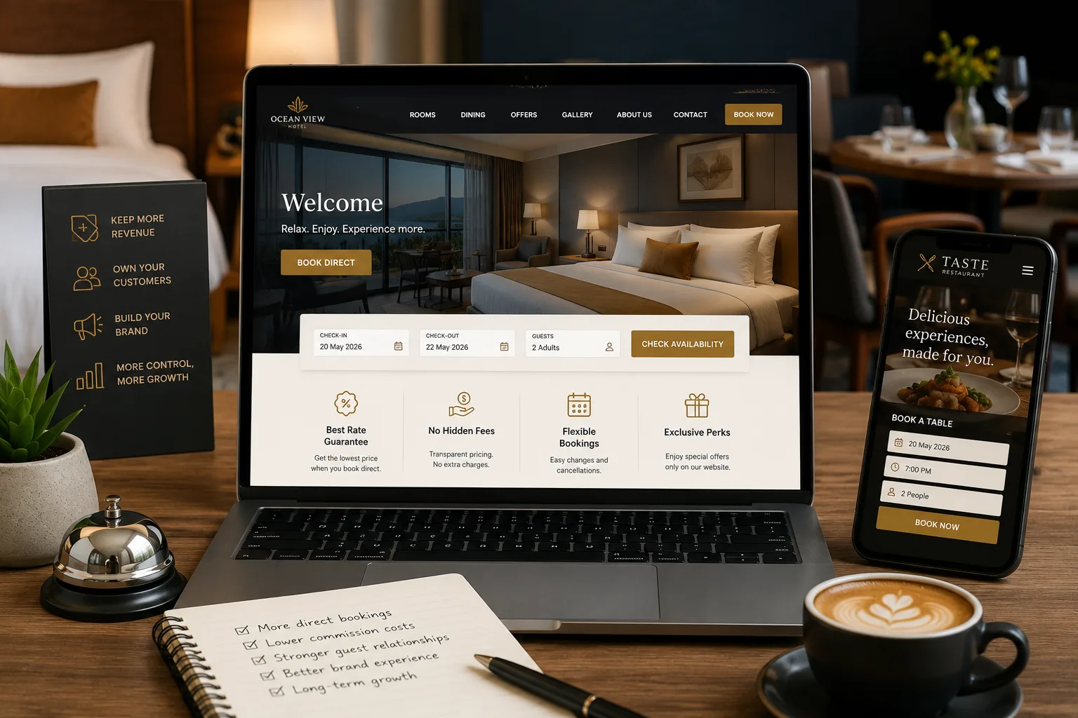 Why Hotels and Restaurants Need Direct Booking Websites (Not Just Third-Party Apps) article image